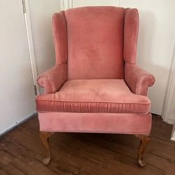 Pink Velvet Chair
