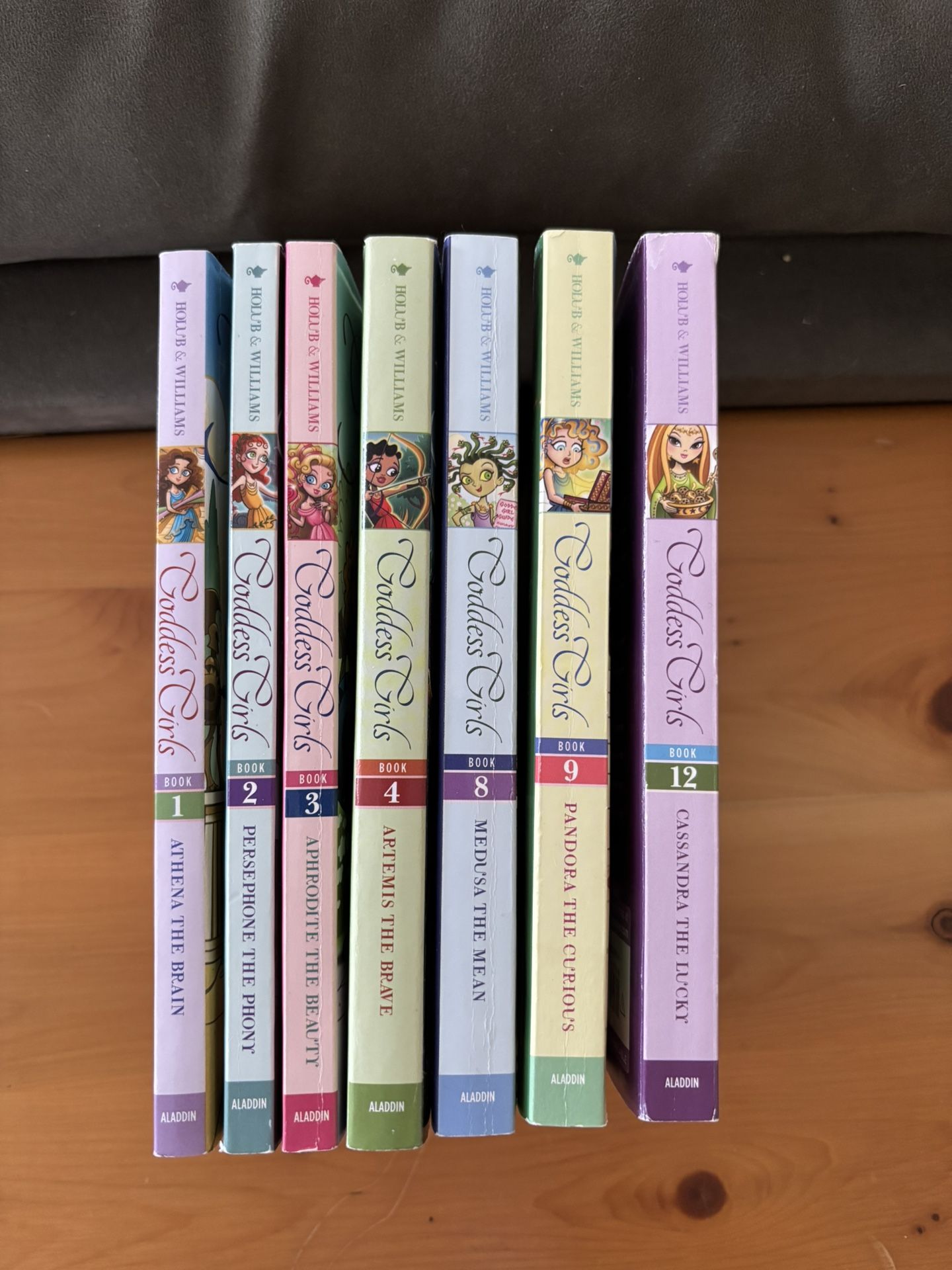 Lot Of 7 Goddess Girls Books