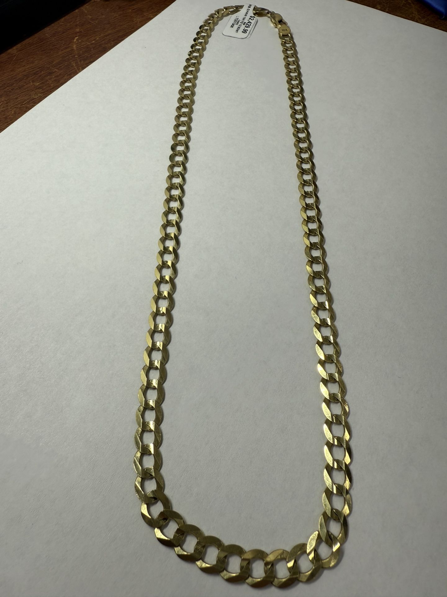Gold Curb Chain