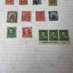 Spanish Caribbean Old Group Of 13 Stamps 