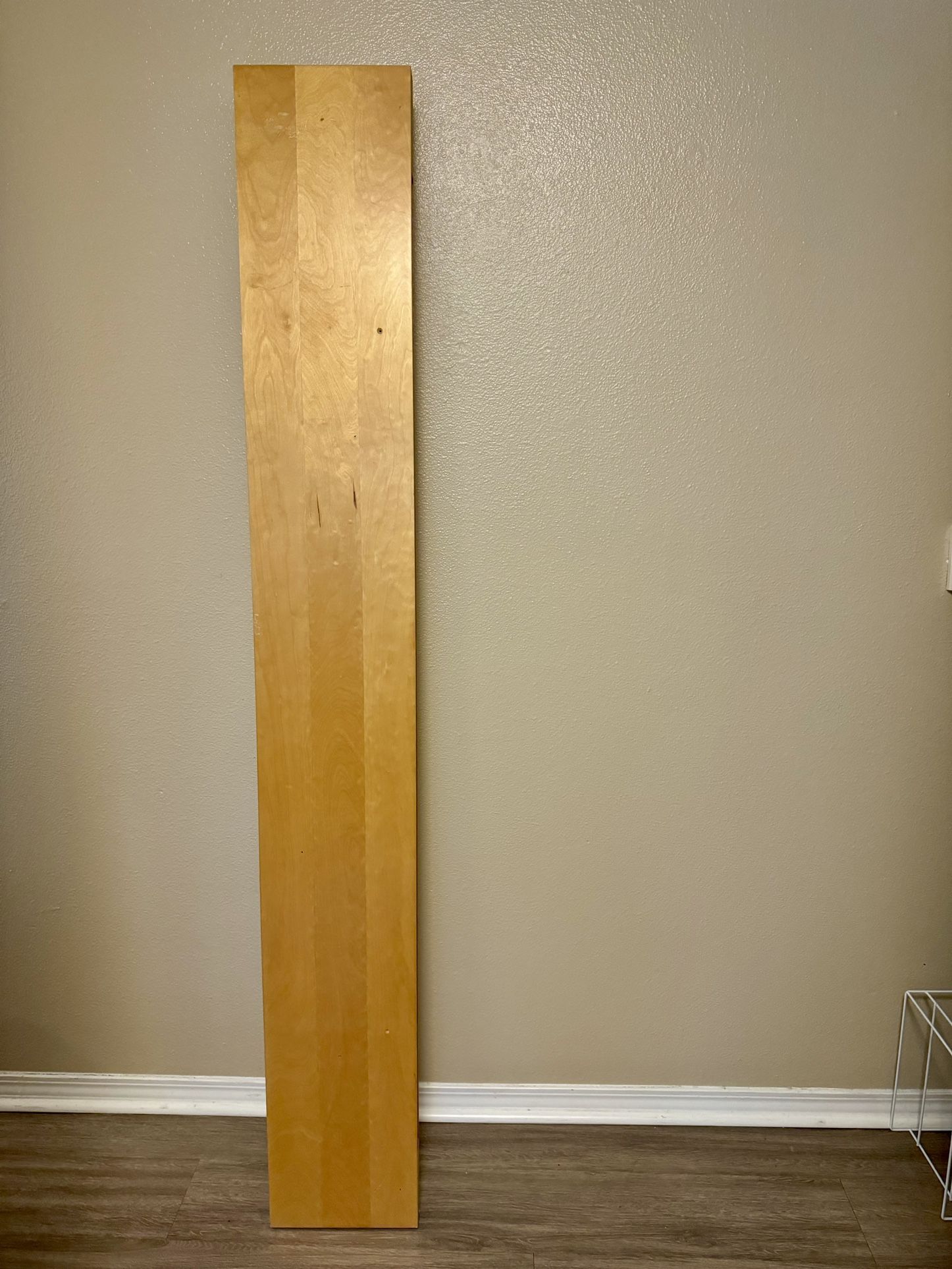 Long wall shelf, 75x10x2”