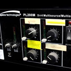 Speco technologies PL200M - 5×4 Multisource / Multizone Amplifier