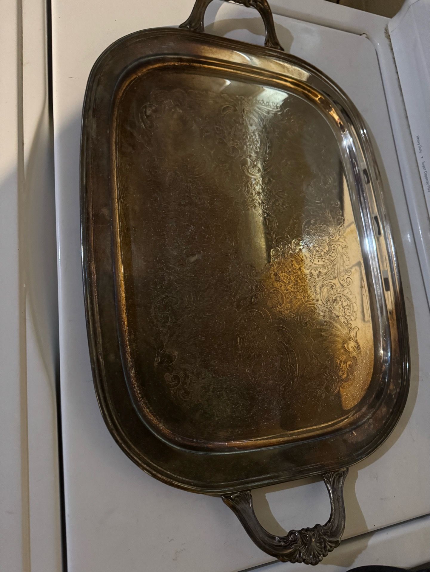 Silver tray