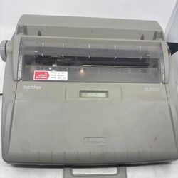 Brother SX-4000 Electronic Typewriter Digital Display w Cover Tested New Ribbon