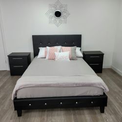 BLACK BEDROOM SET 