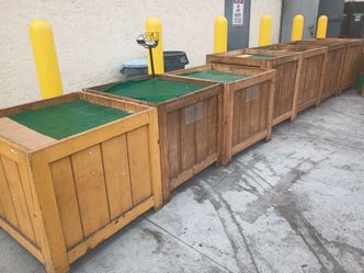 Wood Produce/Fruit Tables