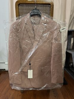 MAUVE TWO BUTTON SUIT