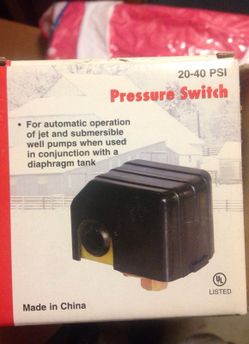 Pressure switch.
