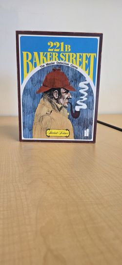 Vintage 221b Baker St Board Game 1977