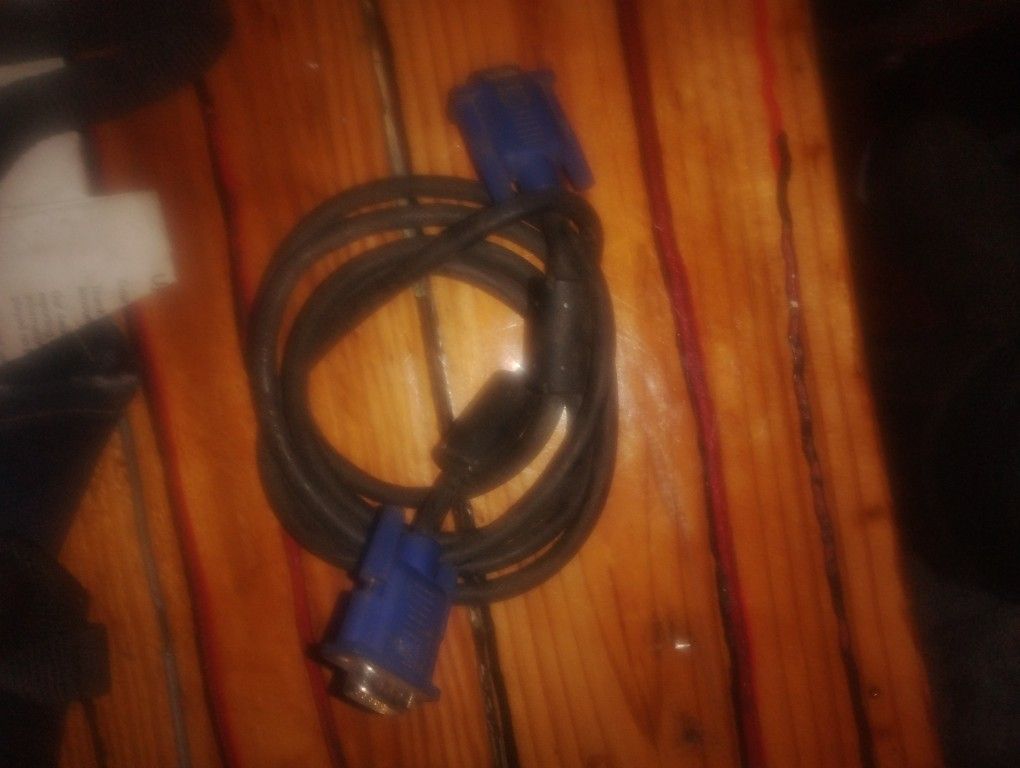 VGA Computer Cable (Male) For Laptops Or Towers Computer Extension Cable 1080P
