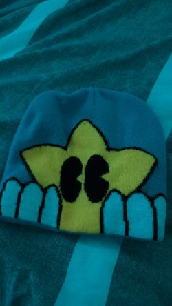 pink star beanie