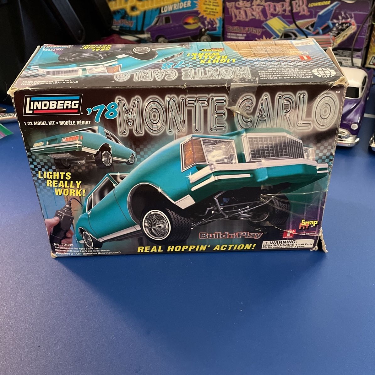 New In Open Box! Lindberg Lowrider 78 Monte Carlo Hopper