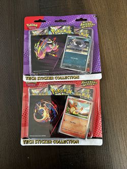 Pokemon TCG Ascended Heroes Tech Sticker 3 Pack New Sealed