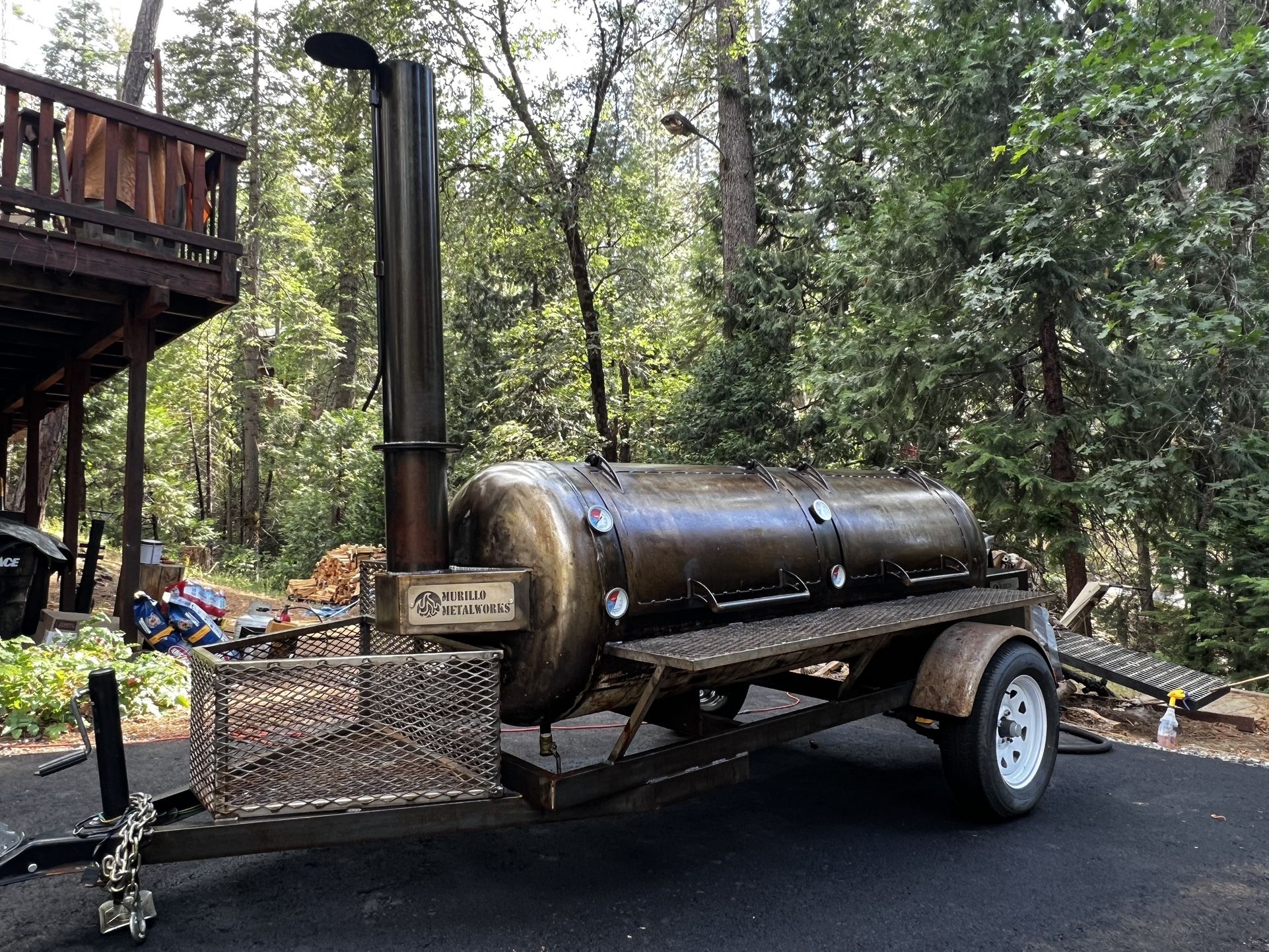 250 Gallon traditional Offset Smoker