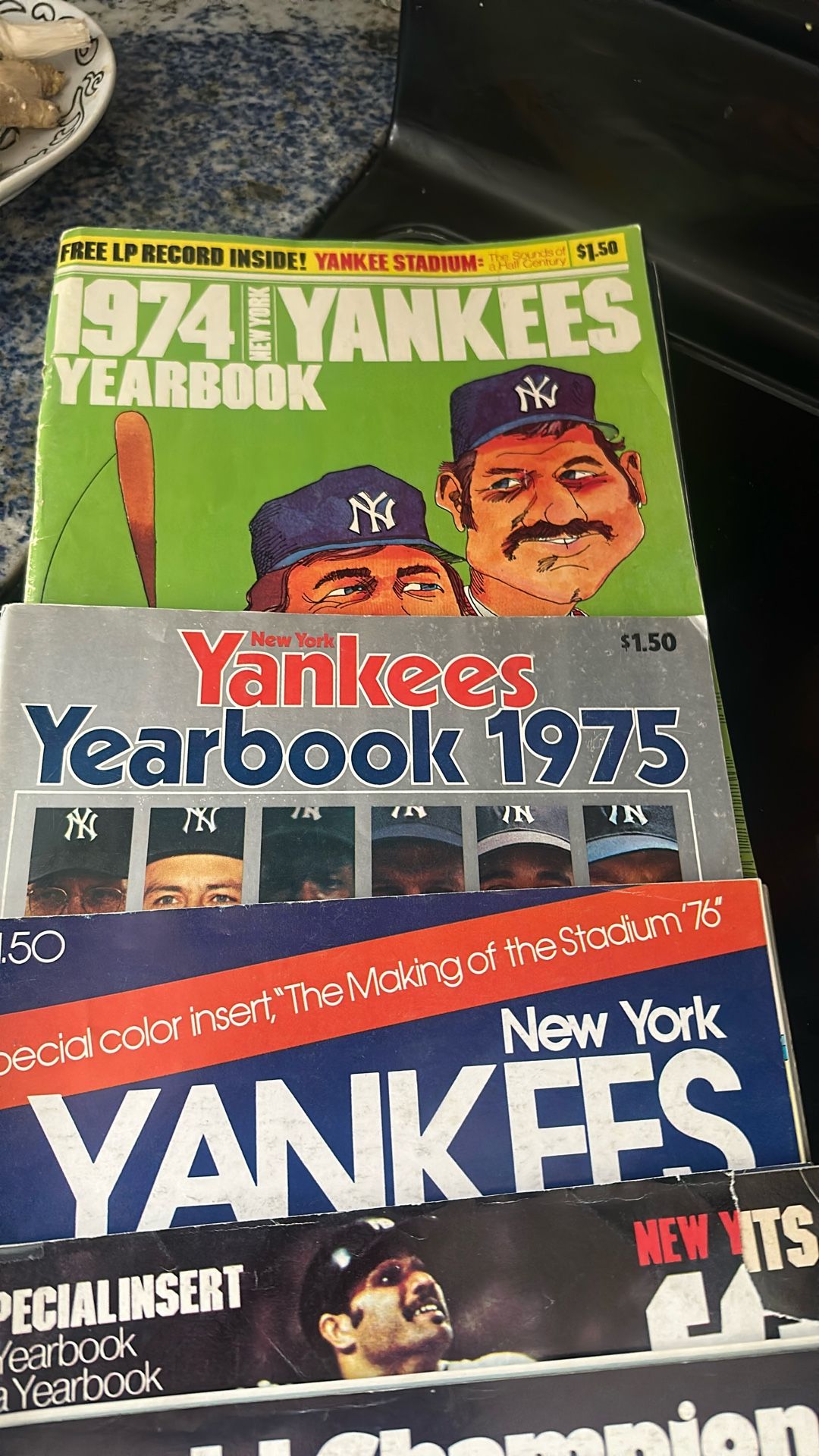 New York Yankee Yearbooks , 19!