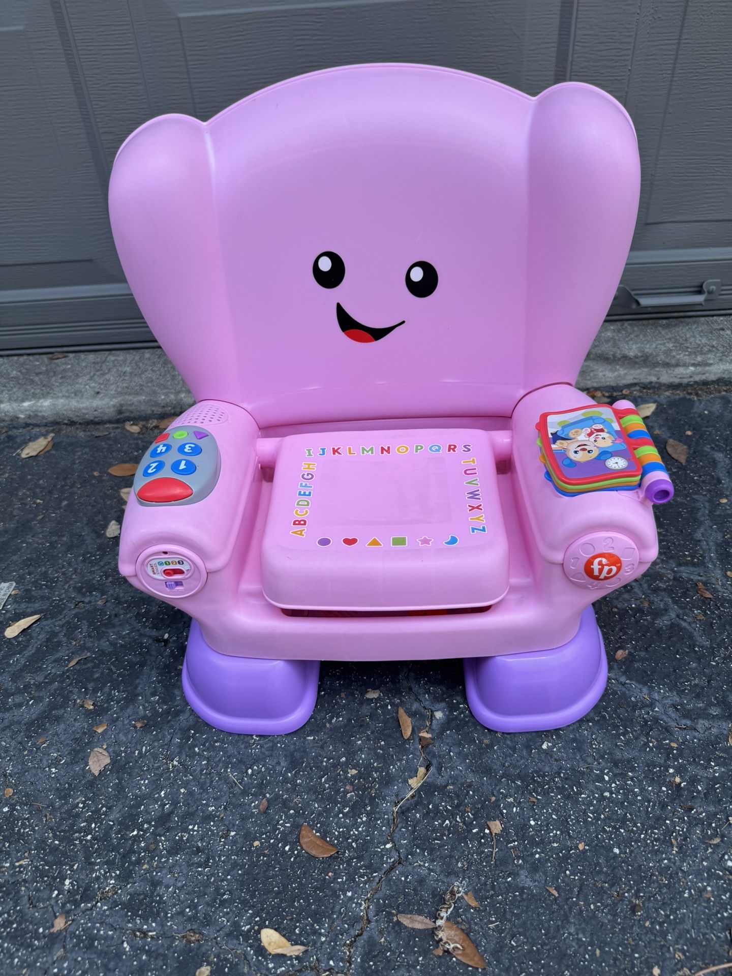 Fisher-Price Laugh & Learn Smart Stages Chair Electronic Learning Toy for Toddlers, Pink