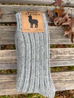 Alpaca Wool Thermal Winter Socks, Extra Thick Unisex Cold Weather Socks, $15 - Each Pair