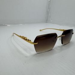 CARTIER RIMLESS COLOR LENS  SUNGLASSES - M4055