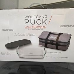 New Wolgang Puck Rectangular Glass Baker