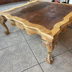 Solid Wood Antique Coffee Table