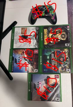 Xbox games and controller