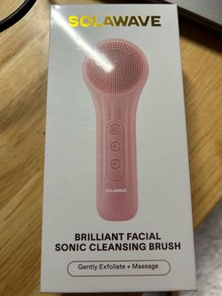 Solawave facial cleaning brush