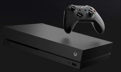 Microsoft Xbox One X Console with Controller