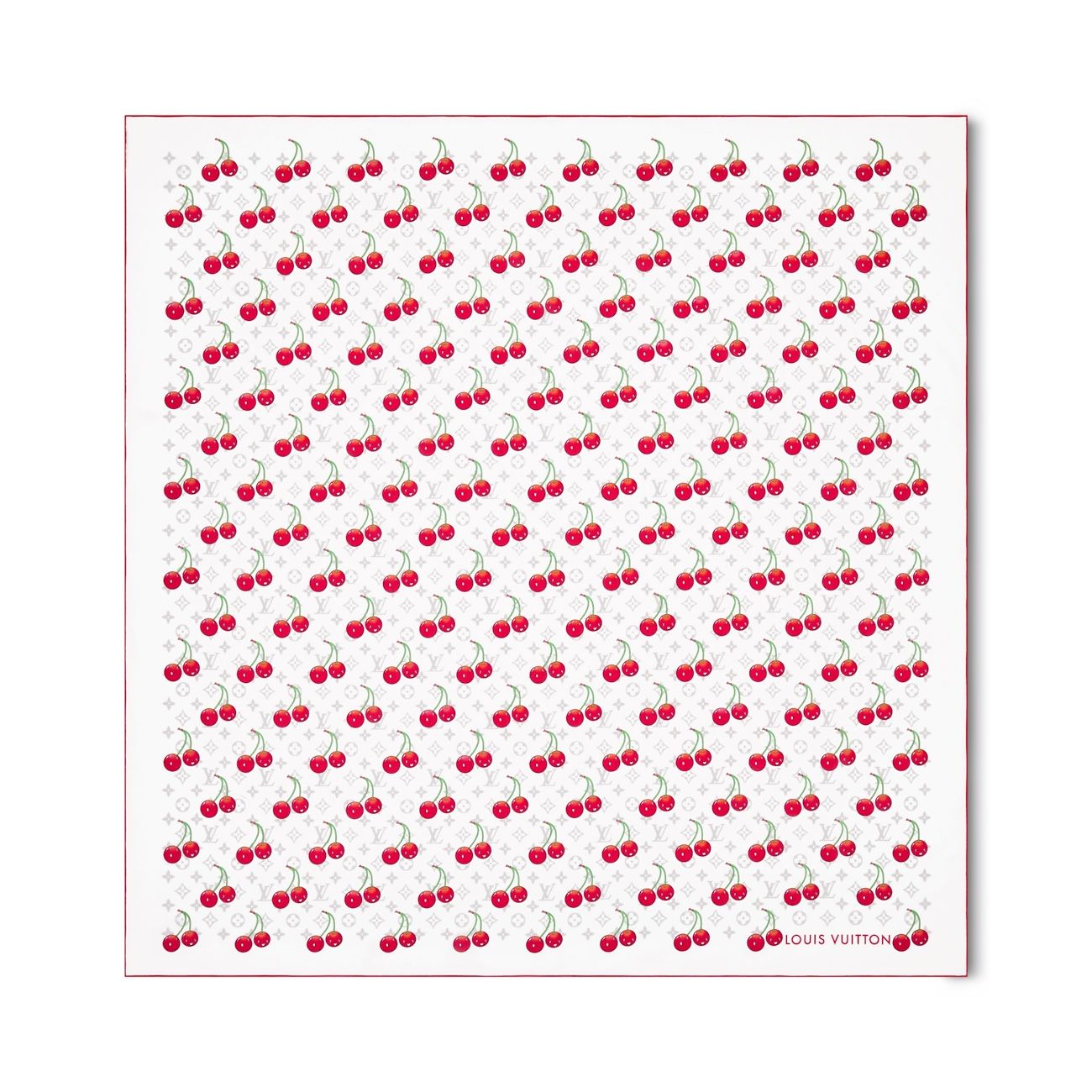 LV x TM Monogram Cerise Shawl