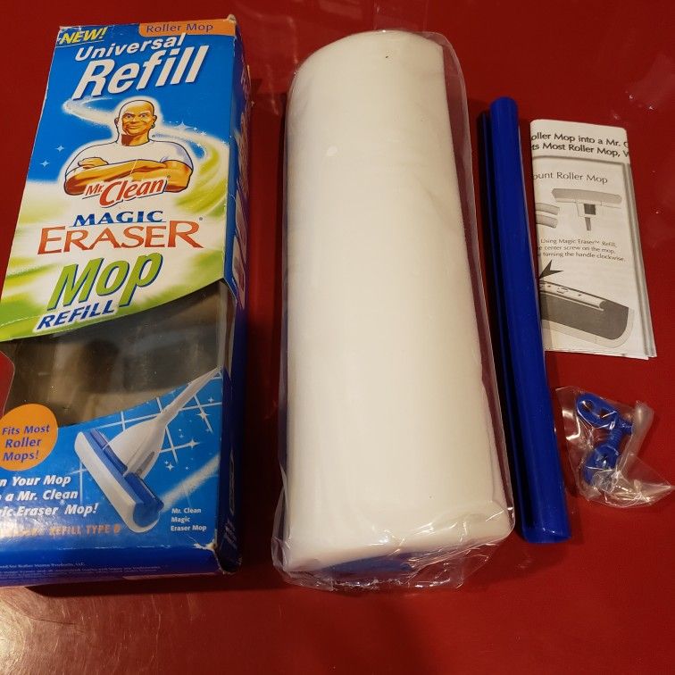 Universal Roller Mop Refill Mr. Clean Magic Eraser Roller Mop REFILL 11 1/2" - TYPE B New More Available.
