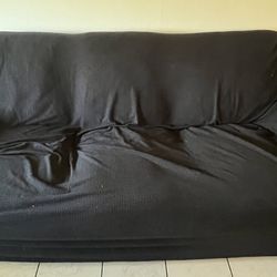 Leather Couch W/cover