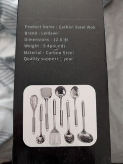 Leidawn Carbon Steel Wok 12.8 Inch