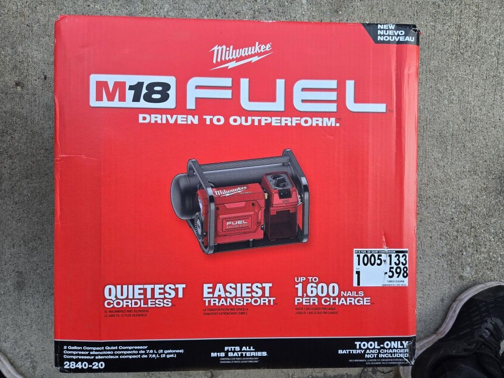 Milwaukee Air Compressor New