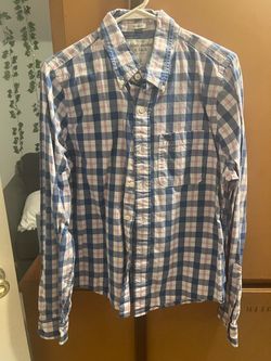 Abercrombie & Fitch Plaid Button-Down Shirt Large