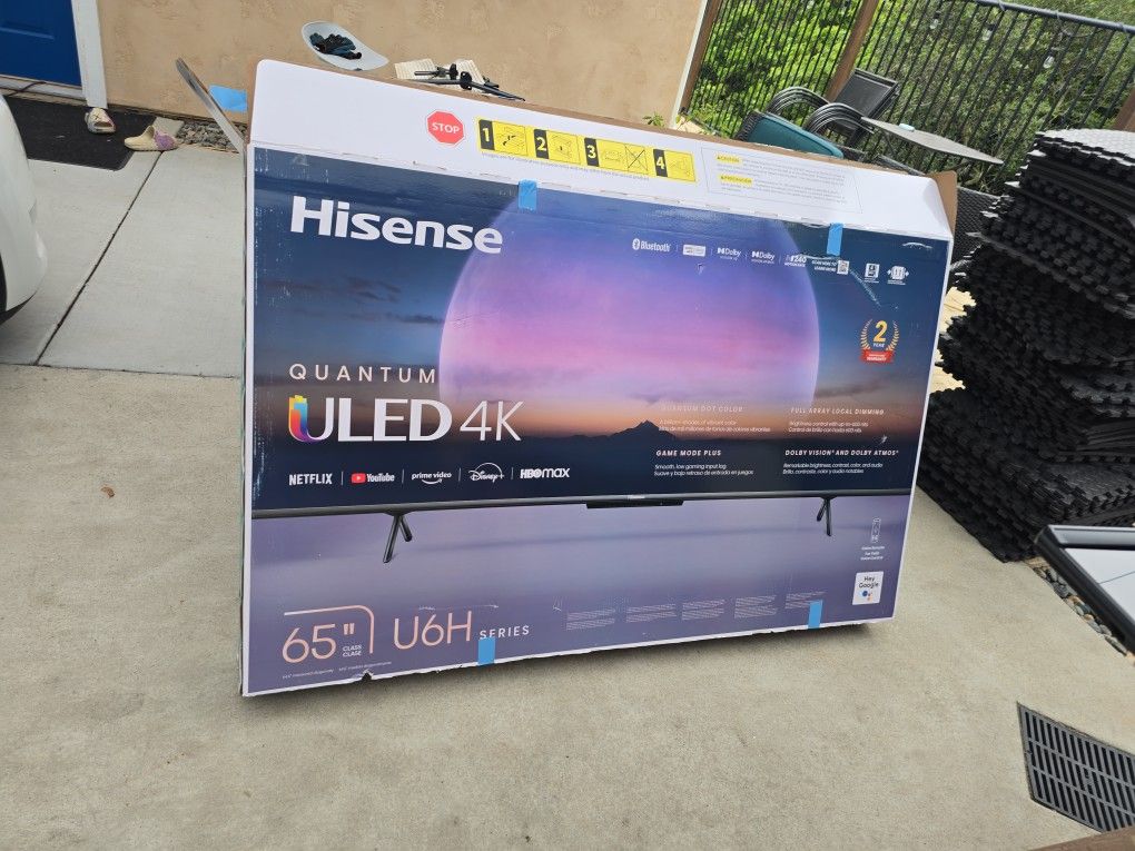 new Hisense 65" ULED 4K Smart TV
