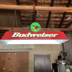 Budweiser vintage hanging lamp