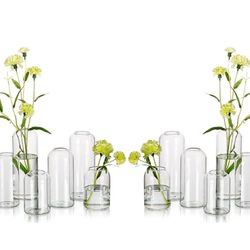 Glass Bud Set Flower Vases