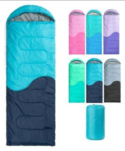 Htmeybg Sleeping Bag - 3 Seasons foir Adults, Cyan