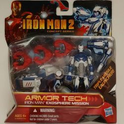 Iron Man 2 Armor Tech Exosphere Mission Deluxe Figure 2010