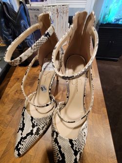 Jessica Simpson Snakeskin High Heels