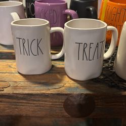 Rae Dunn Halloween Mugs