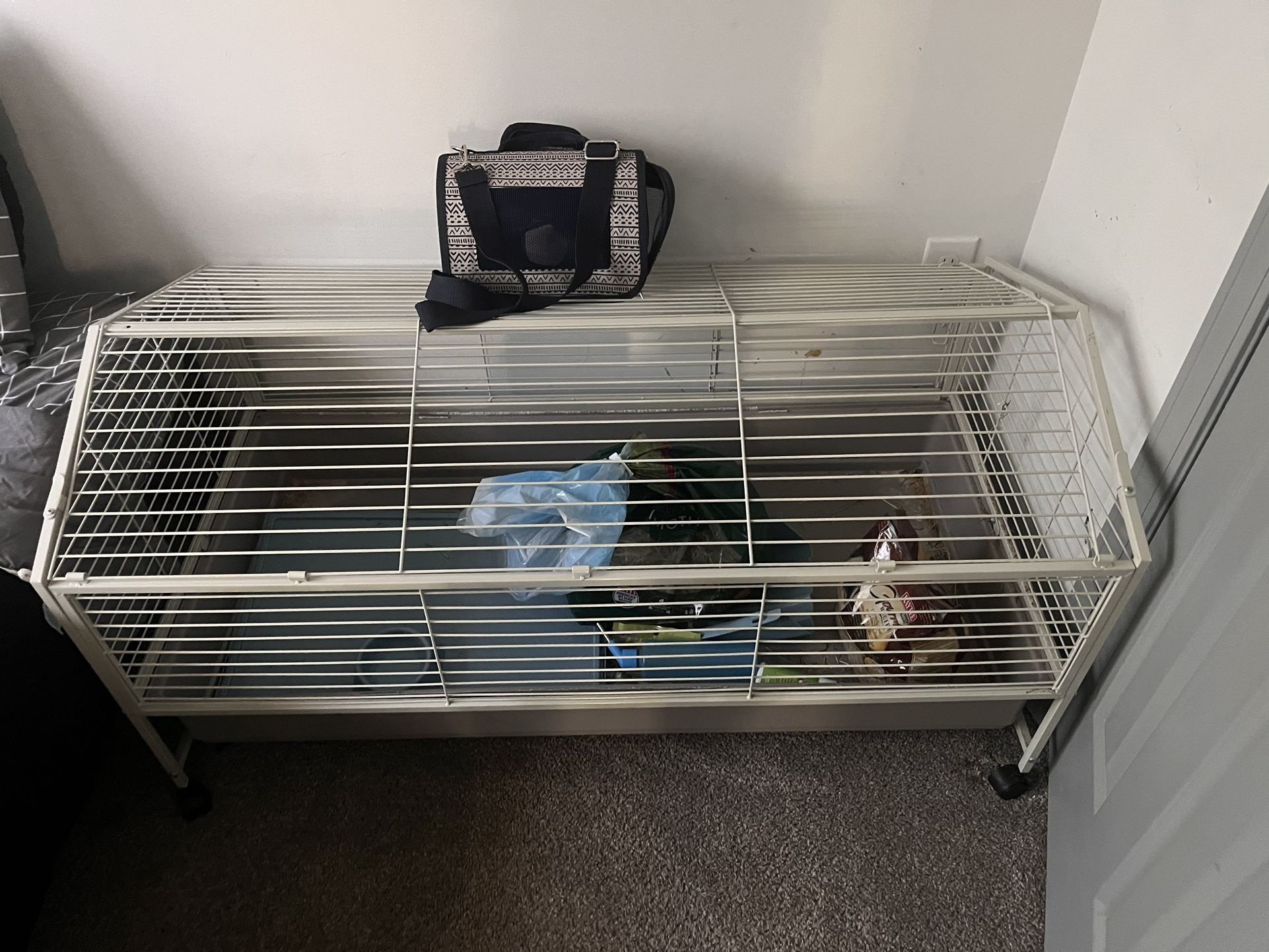 Guinea Pig Cage And Carry Bag