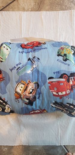 Cars Kids Foldable Sleeping Mat With Built In Pillow And Blanket