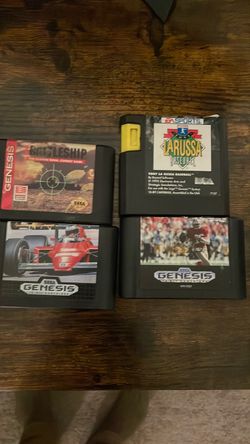 Sega Genesis Game Cartridges Lot of 4