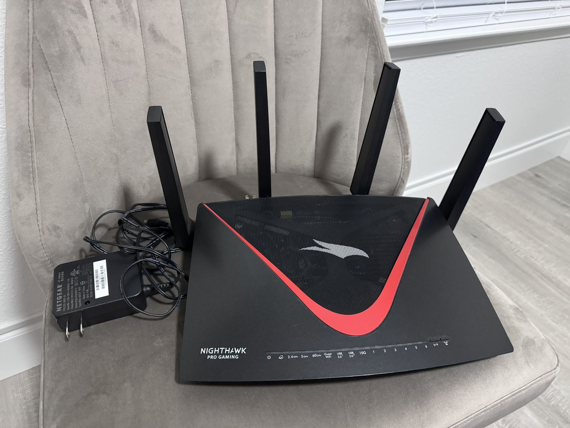 NETGEAR - Nighthawk Pro Gaming AD7200 Tri-Band Wi-Fi Router Internet Comcast Xfinity AT&T