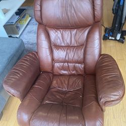 Leather Swivel Chair