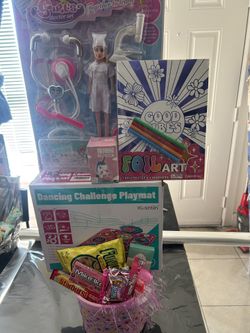 Girls Unicorn Easter Basket 