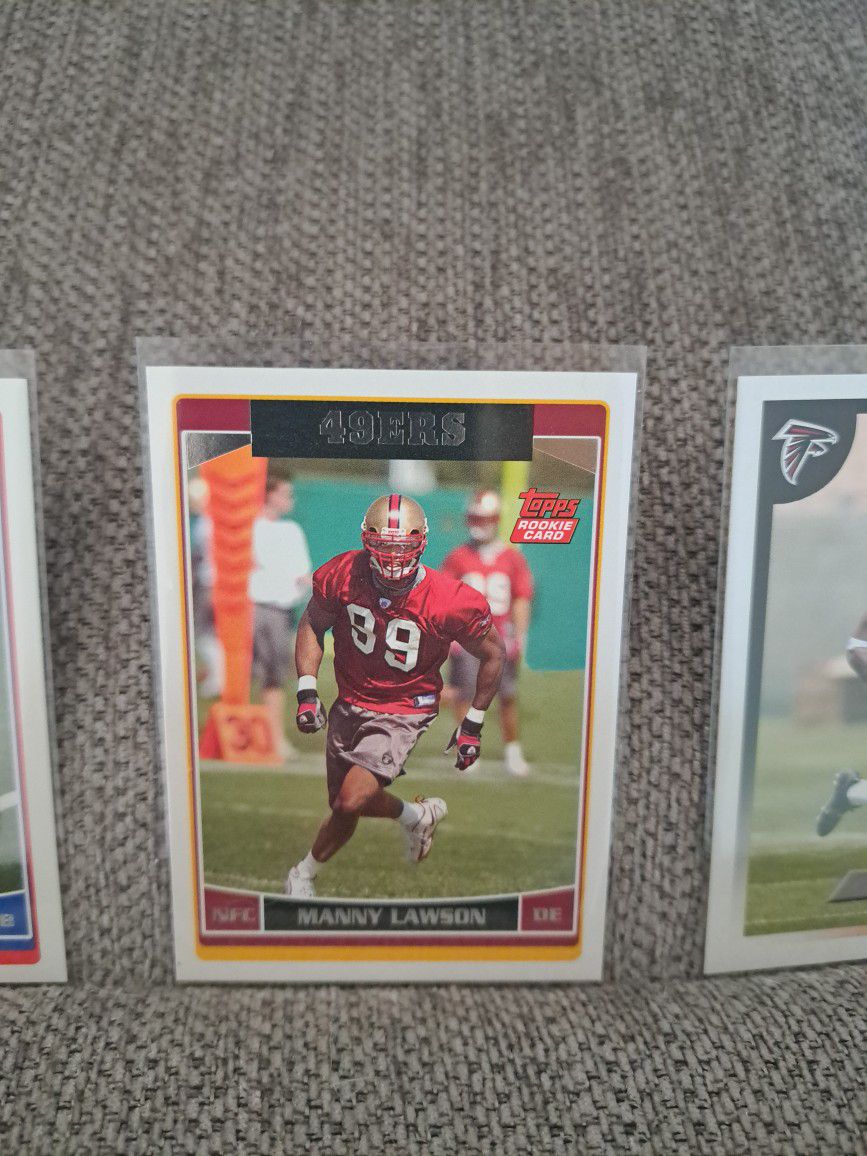 Lot Of 6 NFL Trading Cards