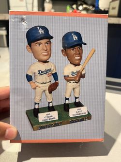 Los Angeles Dodgers Don Drysdale Maury Wills 2012 Bobblehead 