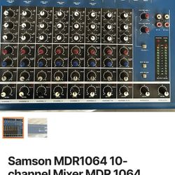 Samson Mdr 1064 Board Mixer 