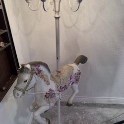 Antique Carrousel  Lamp